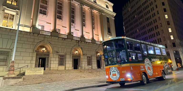 San Antonio night tour trolley