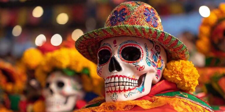 day of the dead display